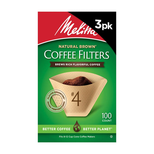 Melitta #4 Cone Coffee Filters, 300 ct.